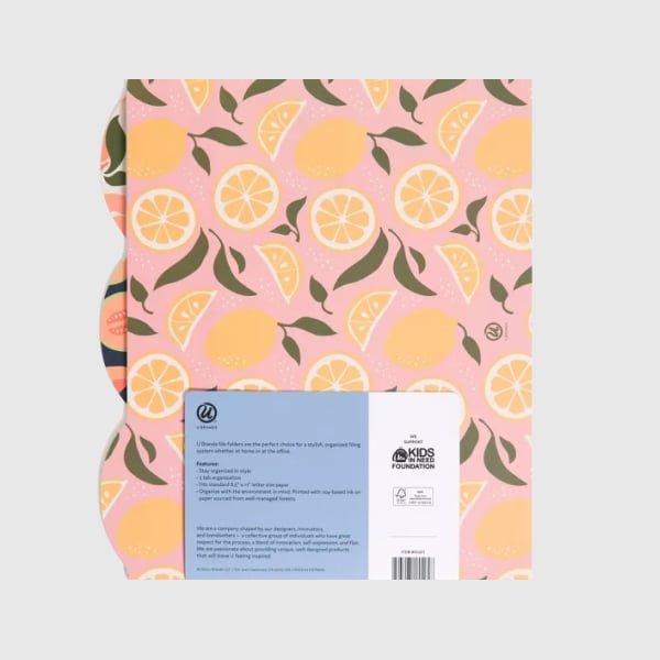 U Brands 6ct File Folders - Precious Petals (1)